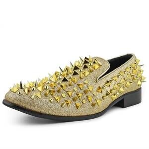 NEW AMALI men's mesa loafer in gold